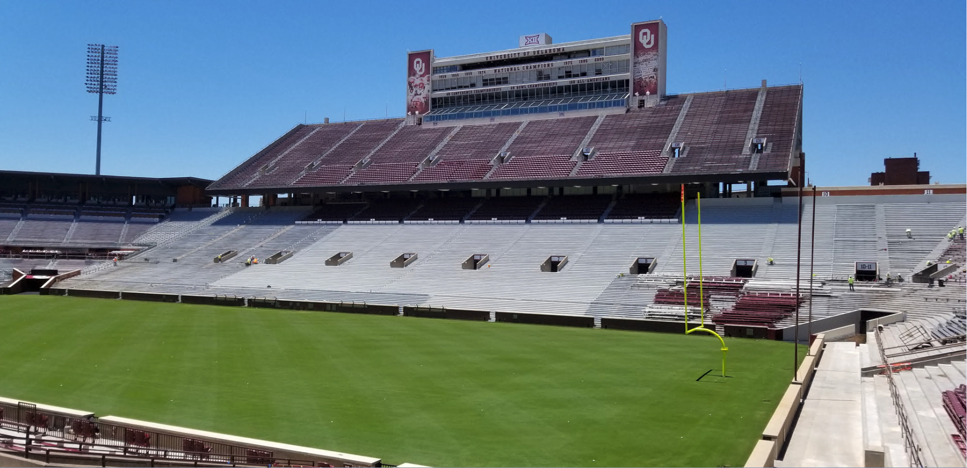 Waterproofing Gaylord Family Oklahoma Memorial Stadium 09 04 2019   2821 